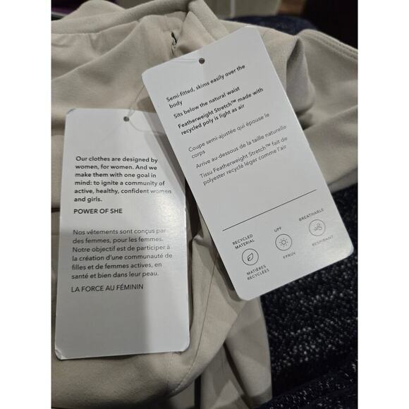 NWT Athleta Soho Skort Jupe Short mini Bone Beige Plus Size 24 active - Picture 9 of 10